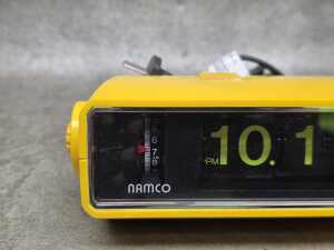 Namco yellow flip clock bedside alarm - 2