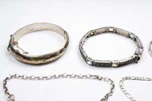 Collection of jewellery in sterling silver - 4