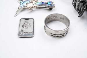 Collection of jewellery in sterling silver - 3
