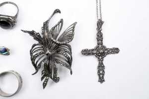 Collection of jewellery in sterling silver - 4