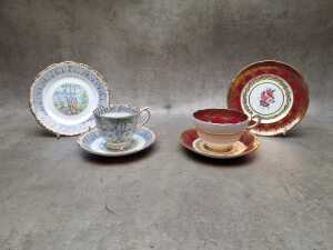 Seven porcelain trios, including Royal Albert - 2