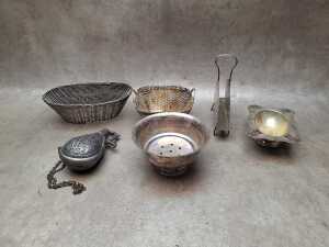 Assorted metalware, mainly silver plate - 3