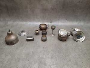 Assorted silver plate and metalware - 2