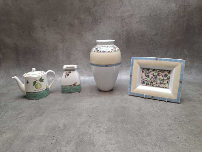 Wedgwood Sarah and Sarah's Garden porcelain, including teapot