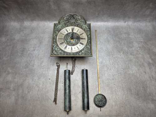 Ornate pendulaum wall clock