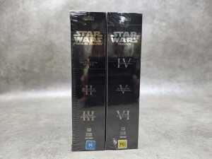 Two Star Wars DVD box sets and Medium box set - 5