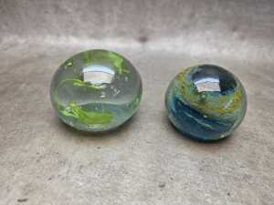 Art glass paperweights - 3
