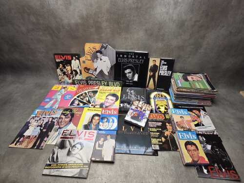 Elvis books and memorabilia