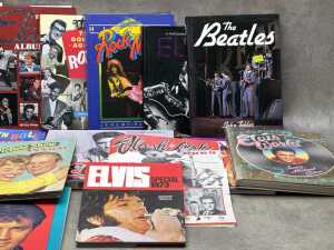 Rock and Roll music books including Elvis - 4