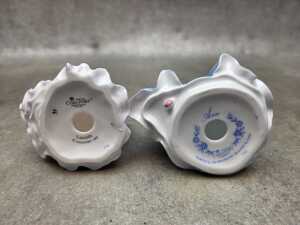 Five Coalport miniature porcelain lady figures - 4
