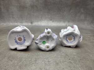 Five Coalport miniature porcelain lady figures - 6
