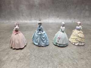 Coalport porcelain lady figures, including four Minuettes - 3
