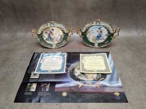 14 Franklin Mint and Bradford Exchange cabinet plates - 2