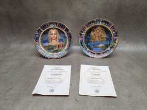 18 Franklin Mint and Bradford Exchange cabinet plates - 3