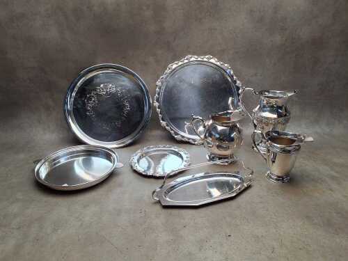 Silver-plate including platters