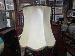 Mahogany standard lamp - 2