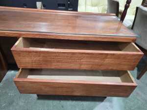 Mid-century timber desk - 2