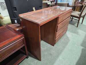 Mid-century timber desk - 3