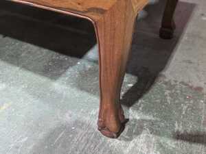 Oriental timber coffee table - 3