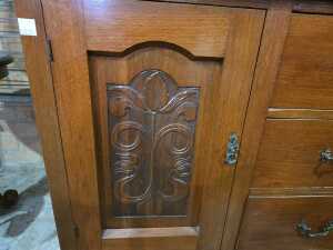Oak sideboard - 4