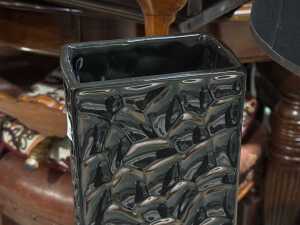 Two contemporary black decorator items - 3
