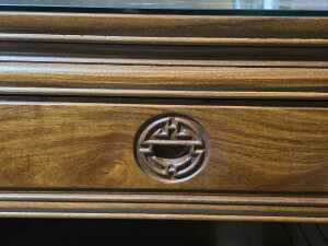 Pair of Chinese rosewood side tables - 3