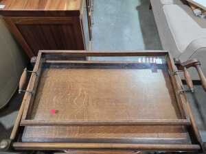Timber drinks trolley - 3