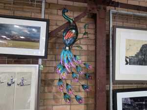 Peacock metal decorative wall hanging