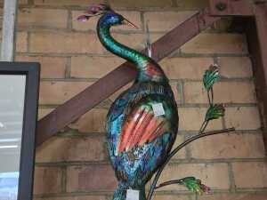 Peacock metal decorative wall hanging - 2