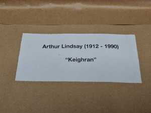 Arthur J. Lindsay (1912-90), Keighran. Mixed media artwork on paper - 4