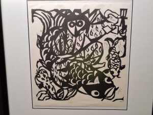 Shiko Munakata (1903-75, Japanese) Two reproduction woodblock prints - 3