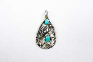 Two silver rings and one pendant in sterling silver - 2