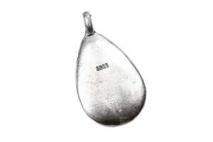 Two silver rings and one pendant in sterling silver - 5