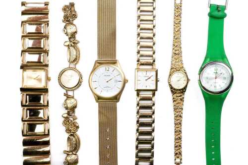 Group of six watches