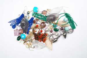 Collection of earrings