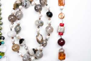 Group of gem and glass jewellery - 3