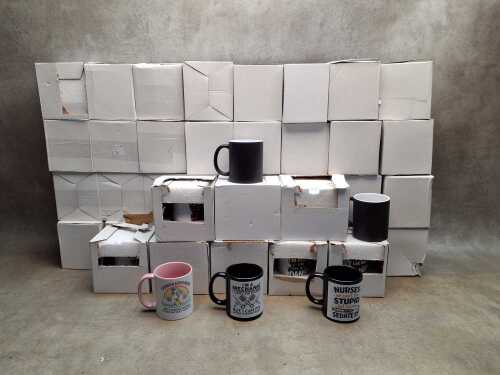 NEW STOCK 40+ ceramic mugs, perfect for the workplace