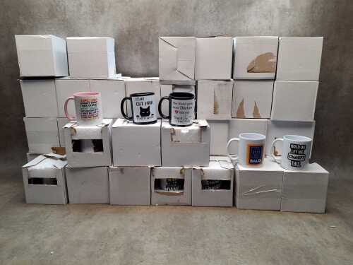 NEW STOCK 40+ ceramic mugs, perfect for the workplace
