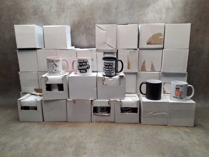 NEW STOCK 40+ ceramic mugs, perfect for the workplace