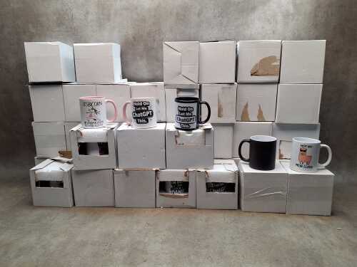 NEW STOCK 40+ ceramic mugs, perfect for the workplace