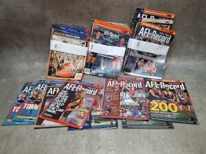 AFL football record magazines - 2