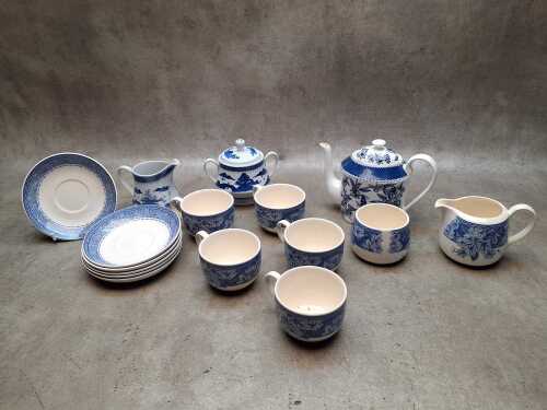 Group of blue & white porcelain