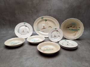 Royal Doulton bird-themed porcelain series ware