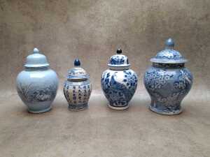 Collection of mini ceramic vessels, and ginger jars - 4