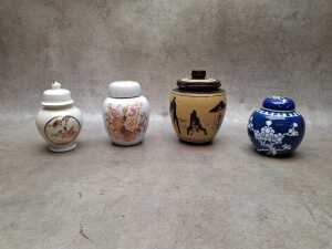 Collection of mini ceramic vessels, and ginger jars - 3