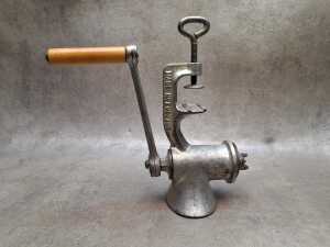 English metal meat grinders, including Beatrice - 2