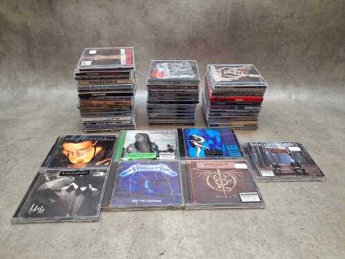 50 Punk, Metal and Grunge CDs, including Metallica, Nine Inch Nails, Rammstein
