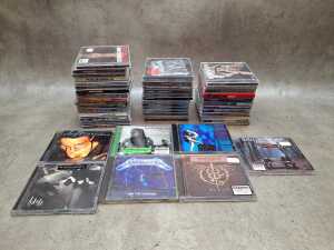 50 Punk, Metal and Grunge CDs, including Metallica, Nine Inch Nails, Rammstein