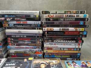 DVDs, mostly action, including Steven Seagal - 3