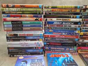 DVDs mostly family and music - 2